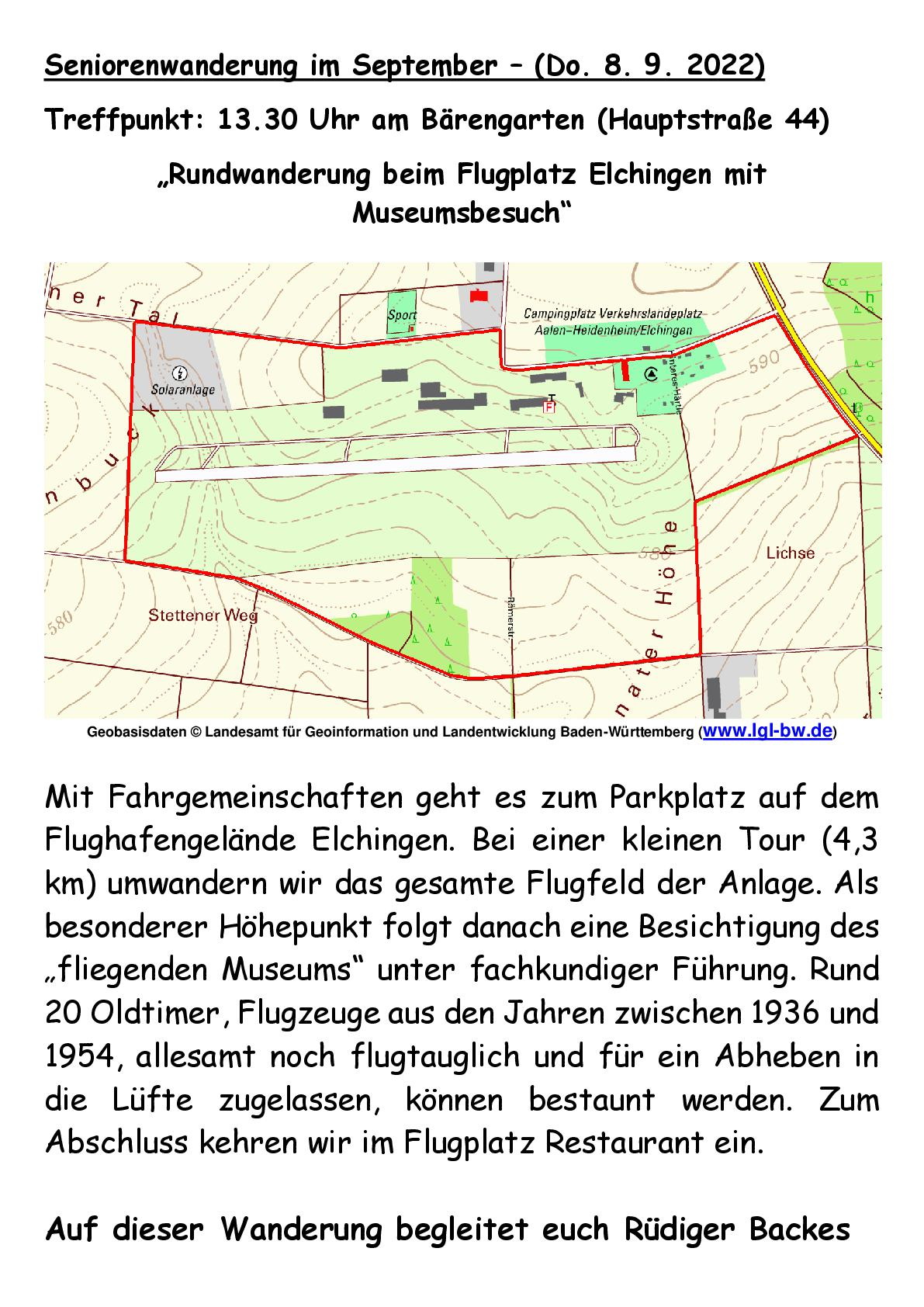 09 Rundwanderung um den Flugplatz in Elchingen mit Museumsbesuch 001
