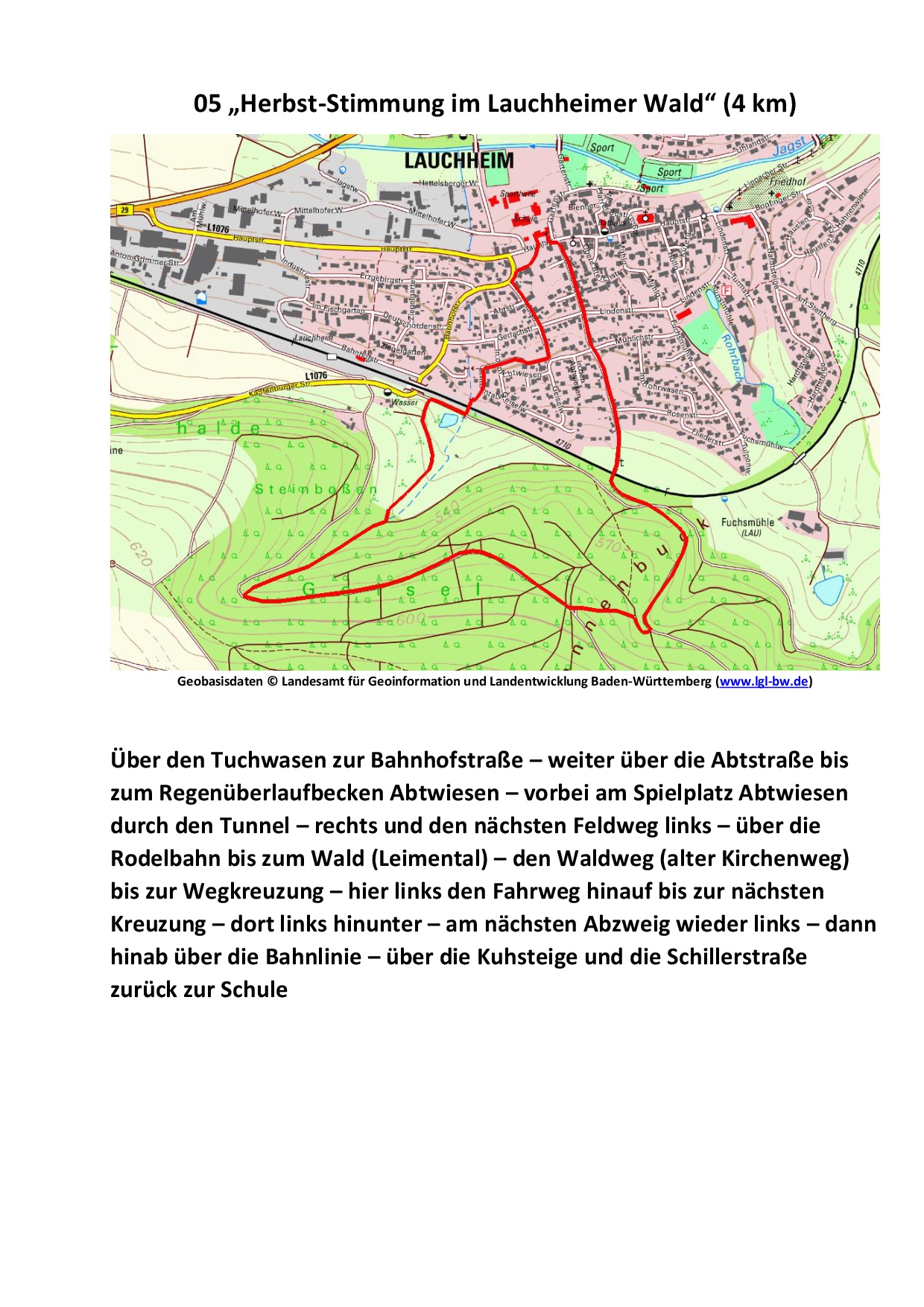 05 Herbst Stimmung im Lauchheimer Wald 4 km