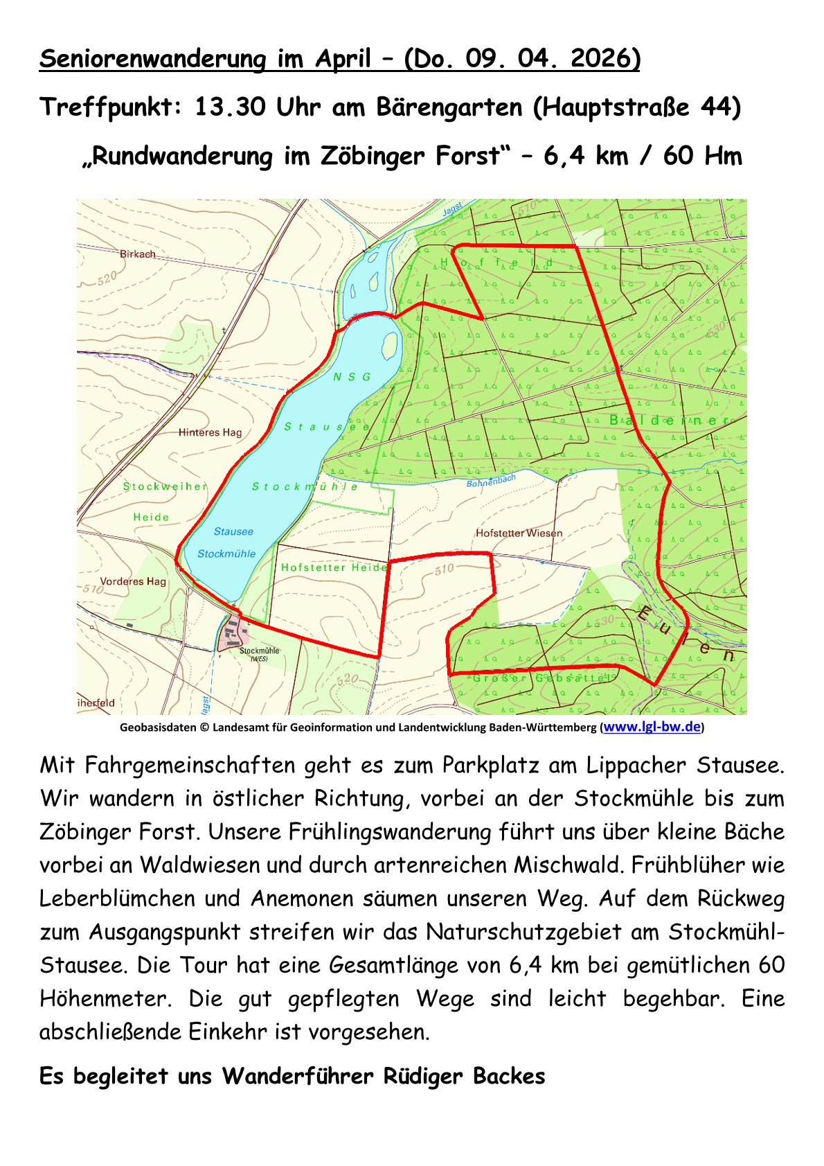 04 Rundwanderung durch den Zöbinger Forst 64 km