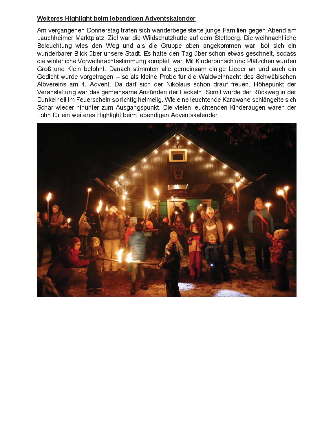 12 Bericht Familienfackelwanderung
